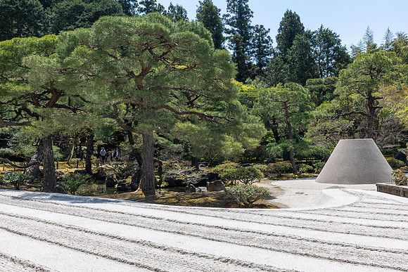 Gardens, Ginkakuji Temple, Kyoto