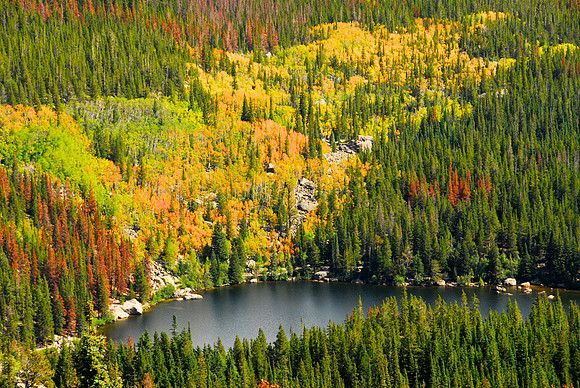 Dream Lake from Lake Haiyaha Trail, Rocky Mountain National Park