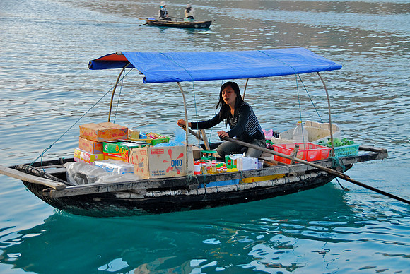 Halong Bay, Floating Market