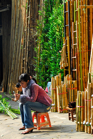 Hanoi, Bamboo Shop