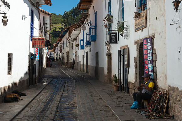 Street in San Blas District, Cusco