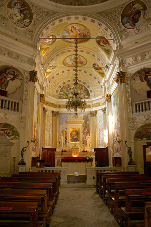 Santuario Madonna della Bocciola above Lake Orta