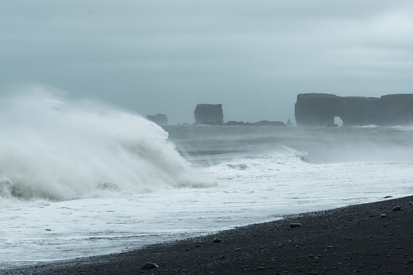 Storm, Vik, Iceland