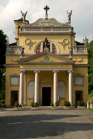 Santuario Madonna della Bocciola above Lake Orta