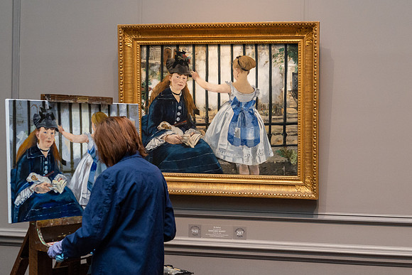 The National Gallery, The Railway by Edouard Manet