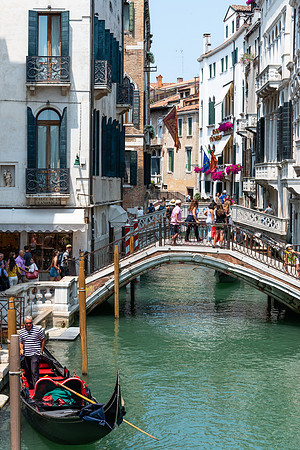 Venice, Canal Scene