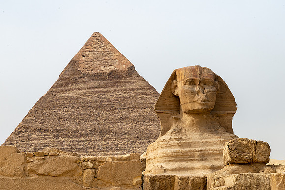Khafre Pyramid & the Sphinx (2500 BC), Giza