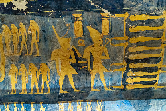 Wall Art, Tomb of Rameses IX, Valley of the Kings