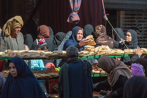 Street Scene, Edfu