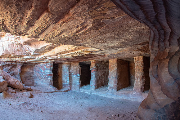 Interior of Tombs, Petra