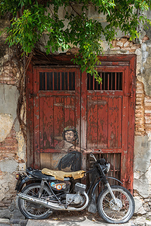 Mural in George Town, Penang
