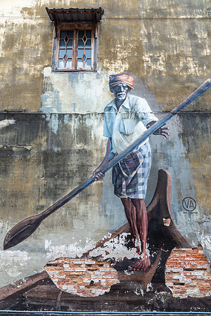 Mural in George Town, Penang