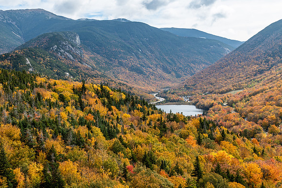 Echo Lake from Bald Mountain, New Hampshire