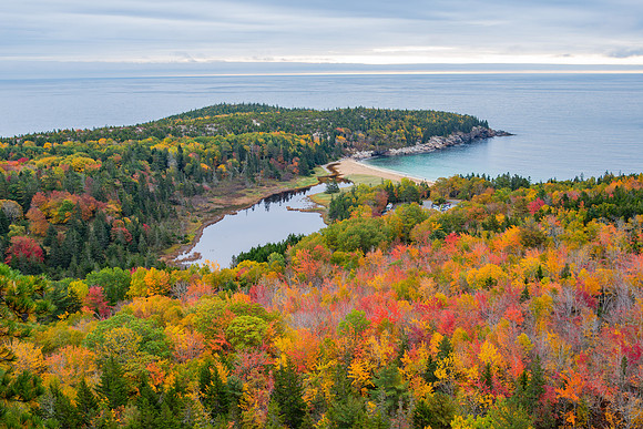 View from the Beehive Trail, Acadia NP, Maine