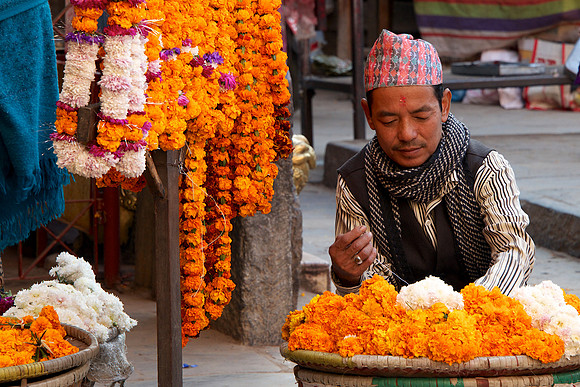 Kathmandu, Street Vendor